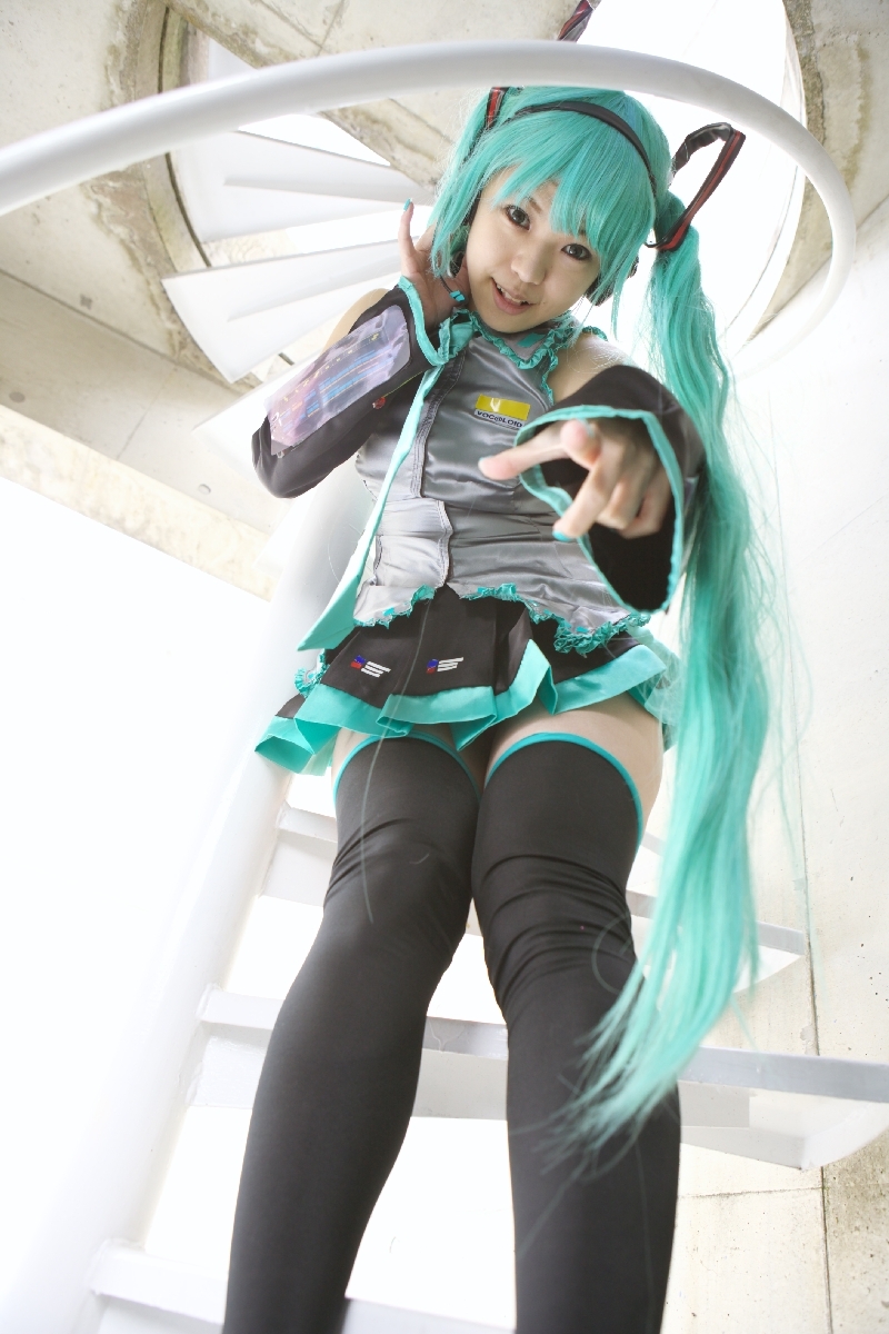 [Cosplay]  Vocaloid - Sexy Hatsune Miku